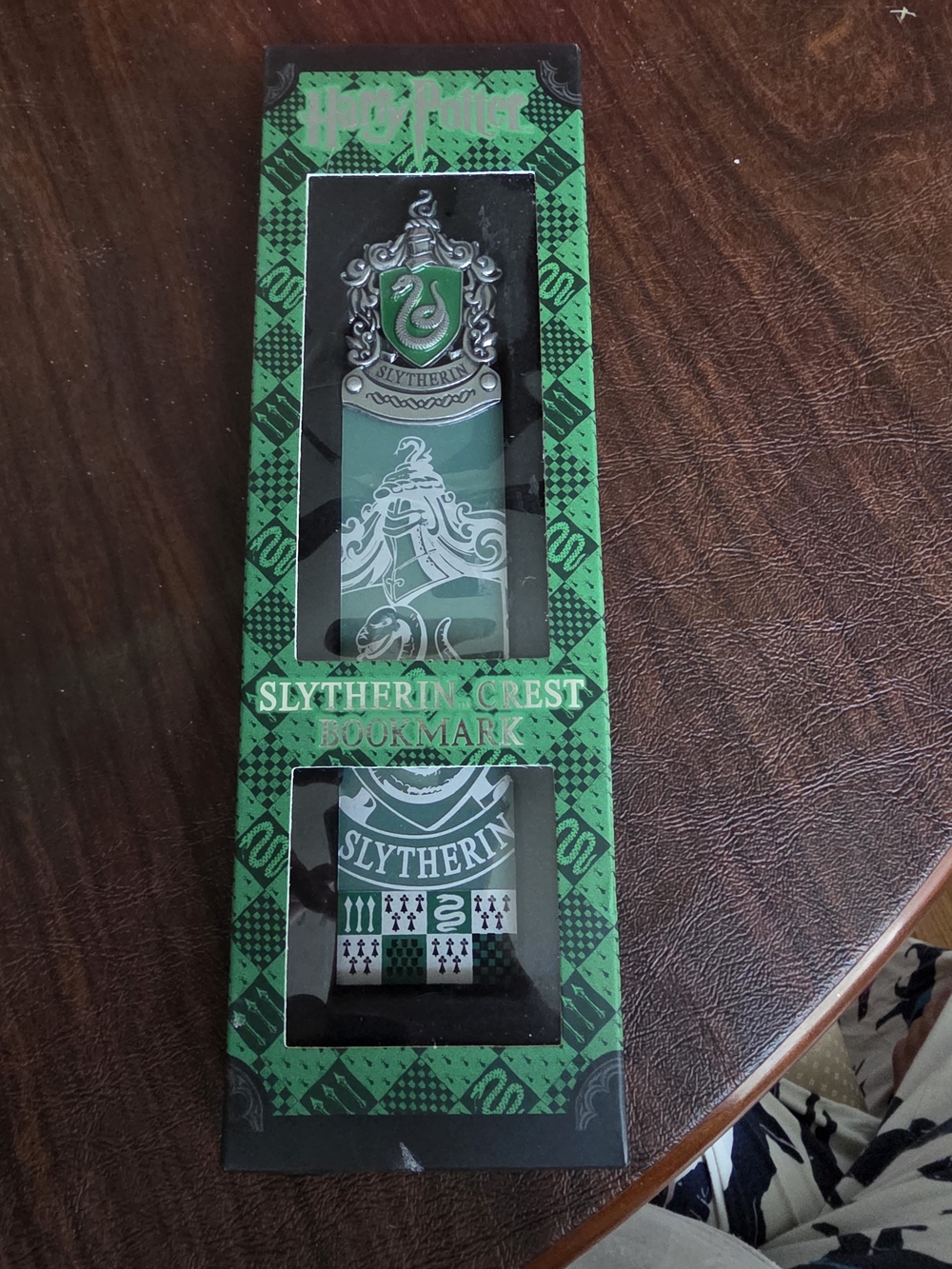 Harry Potter Slytherin Crest Bookmark NWT